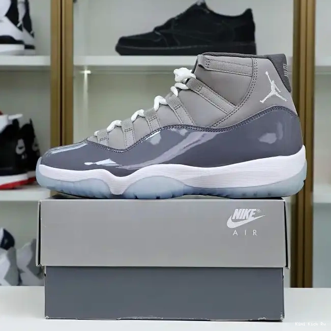 2021 JORDAN Kimikick 11 GREY' AIR RETRO 'COOL 0622